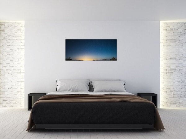 Slika - Noćno nebo iznad ceste (120x50 cm)