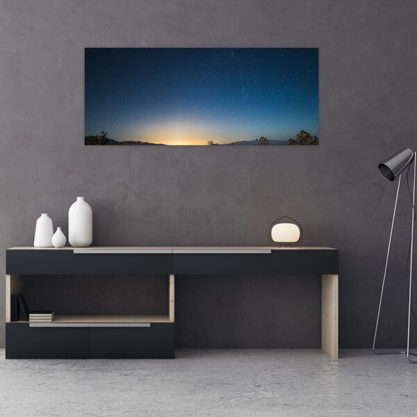Slika - Noćno nebo iznad ceste (120x50 cm)