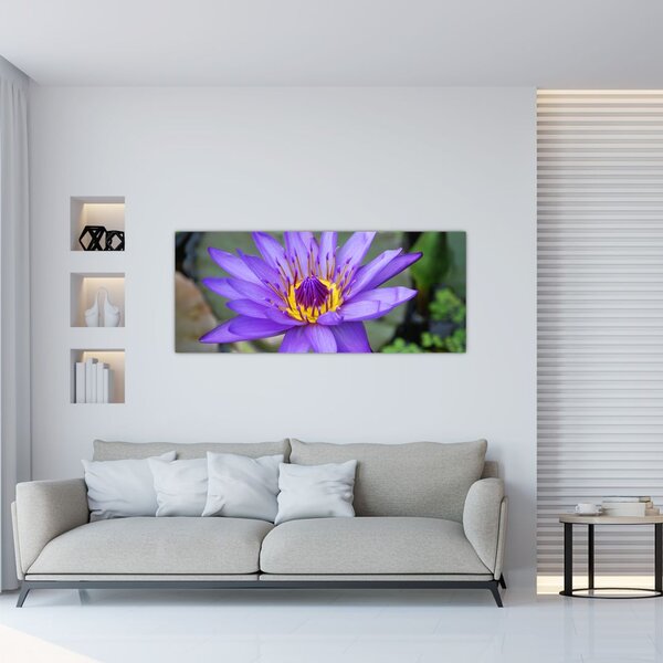 Slika - Ljubičasti cvijet (120x50 cm)
