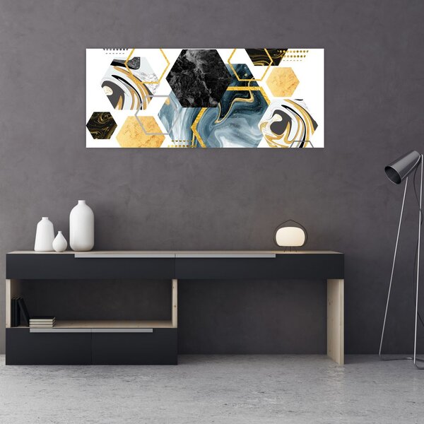 Slika Poligoni (120x50 cm)
