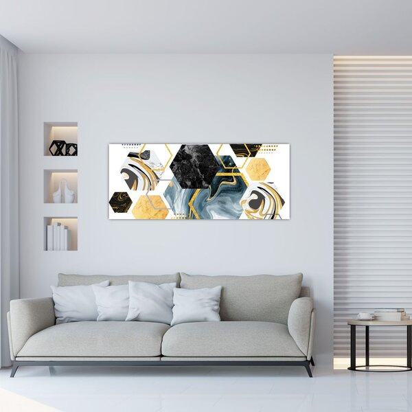 Slika Poligoni (120x50 cm)