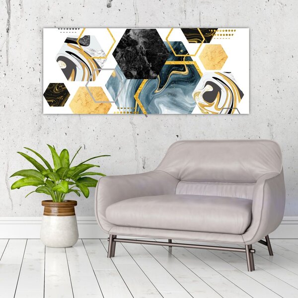 Slika Poligoni (120x50 cm)