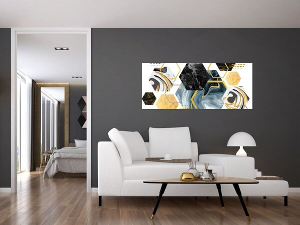 Slika Poligoni (120x50 cm)