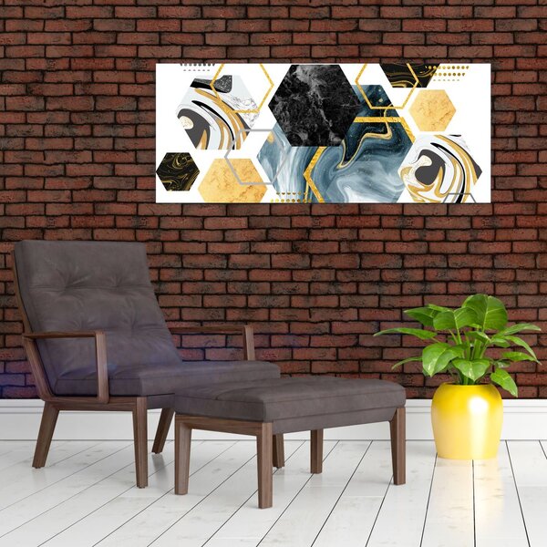 Slika Poligoni (120x50 cm)