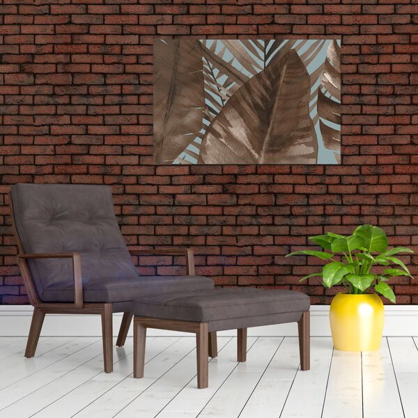 Slika - Palmino lišće, akvarel (90x60 cm)