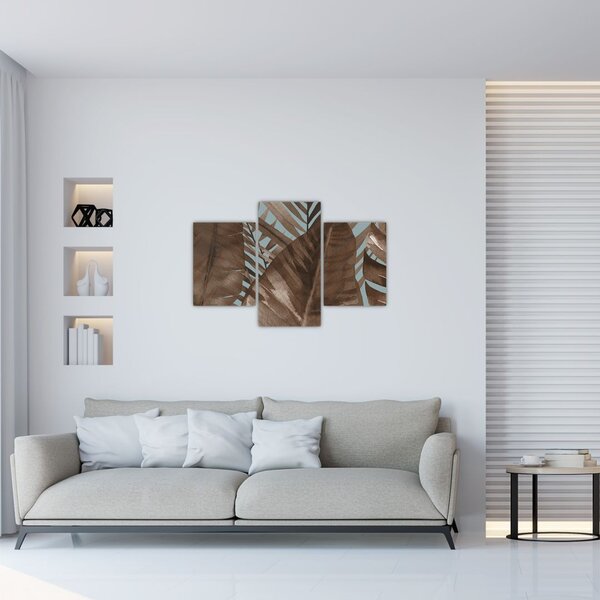 Slika - Palmino lišće, akvarel (90x60 cm)