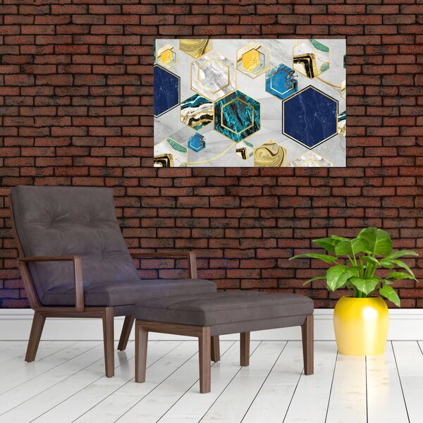 Slika - Mramorna kompozicija (90x60 cm)