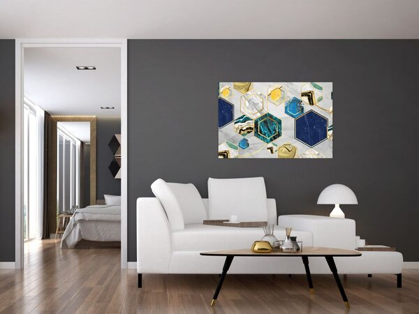 Slika - Mramorna kompozicija (90x60 cm)