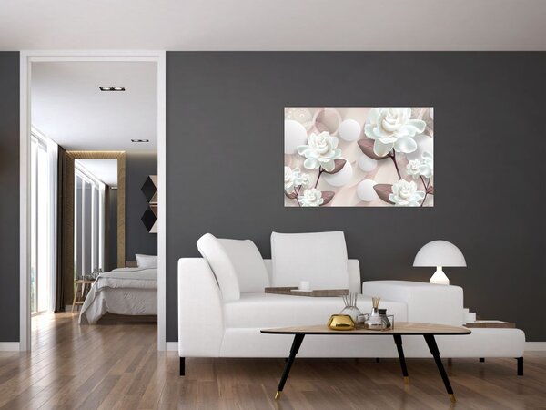 Slika - Cvjetovi ruža (90x60 cm)