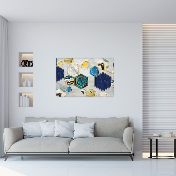 Slika - Mramorna kompozicija (90x60 cm)