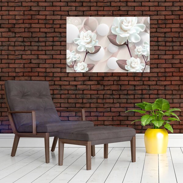 Slika - Cvjetovi ruža (90x60 cm)