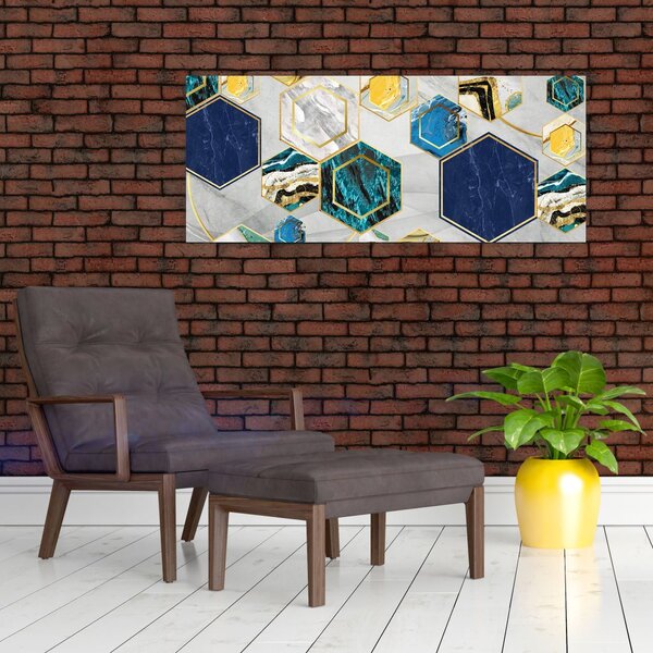 Slika - Mramorna kompozicija (120x50 cm)