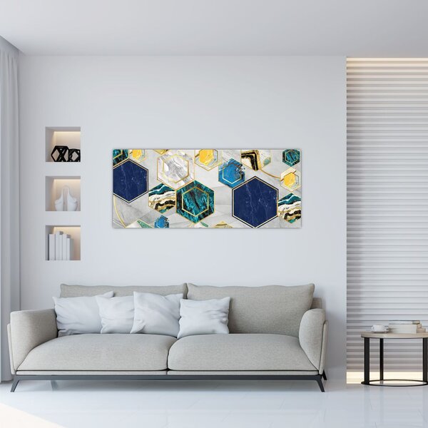 Slika - Mramorna kompozicija (120x50 cm)