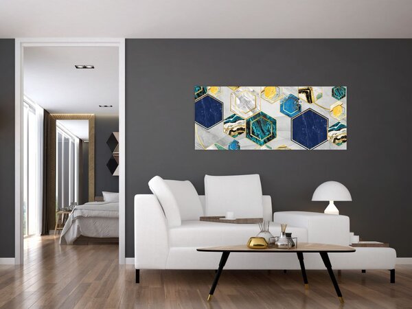 Slika - Mramorna kompozicija (120x50 cm)