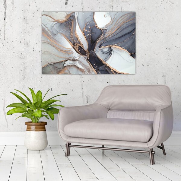 Slika - Sivi mramor (90x60 cm)