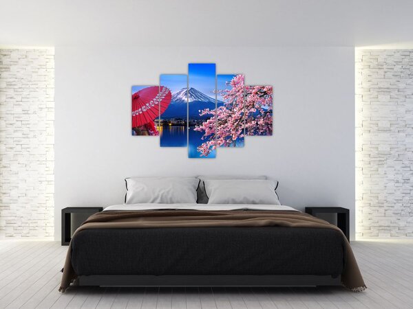 Slika - Pogled na vrh, Japan (150x105 cm)