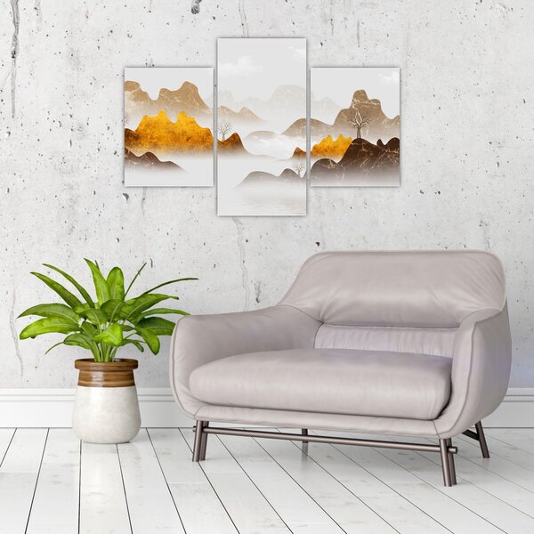 Slika - Planine u magli (90x60 cm)