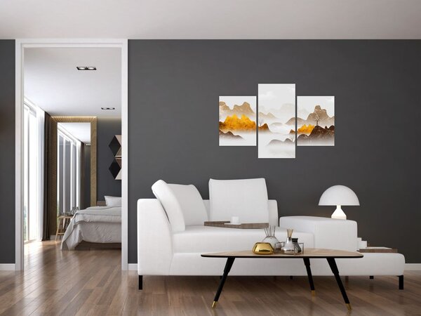 Slika - Planine u magli (90x60 cm)