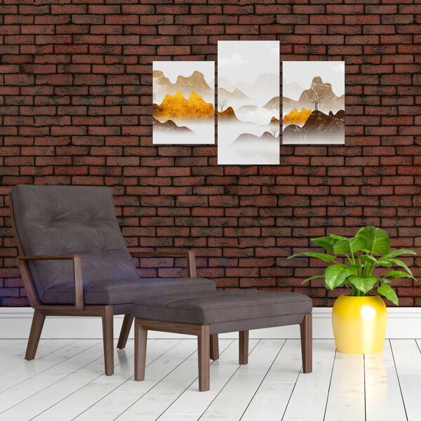 Slika - Planine u magli (90x60 cm)