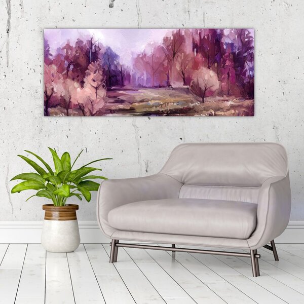 Slika - Jesenski pejzaž (120x50 cm)