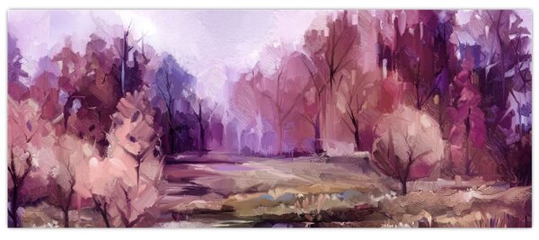 Slika - Jesenski pejzaž (120x50 cm)