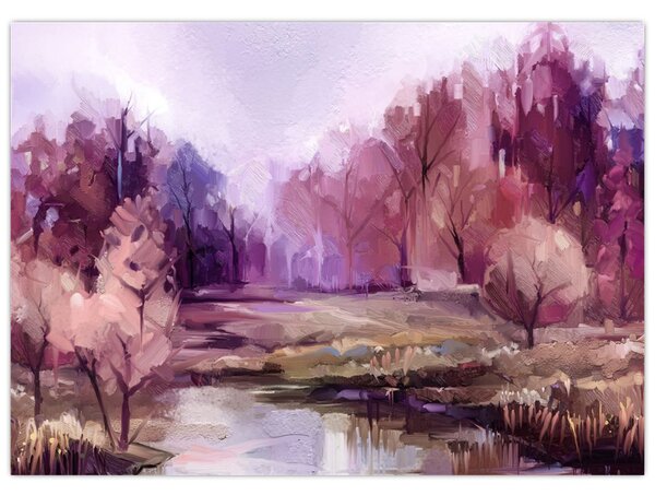 Slika - Jesenski pejzaž (70x50 cm)