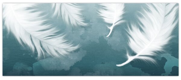 Slika - Bijelo perje (120x50 cm)