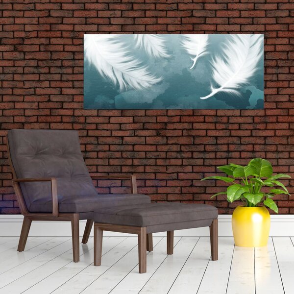 Slika - Bijelo perje (120x50 cm)