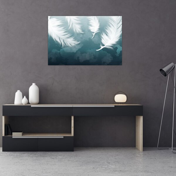 Slika - Bijelo perje (90x60 cm)