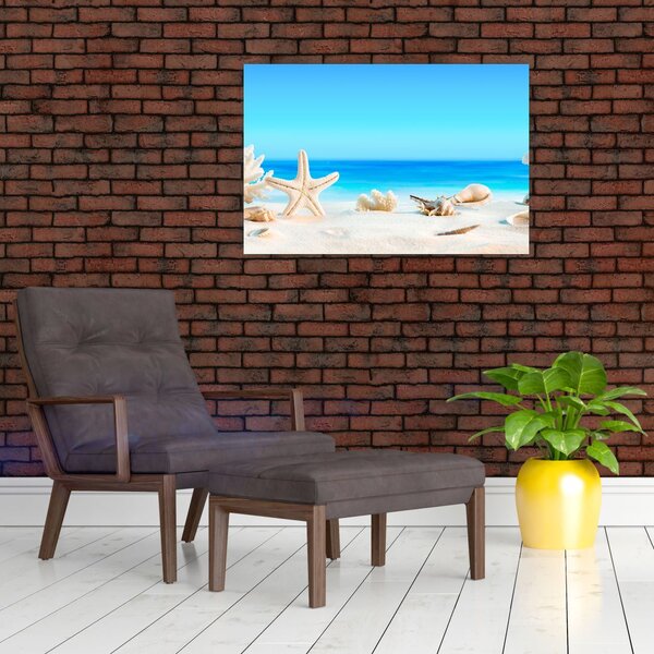 Slika - Mrtva priroda s školjkama (90x60 cm)