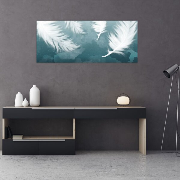 Slika - Bijelo perje (120x50 cm)