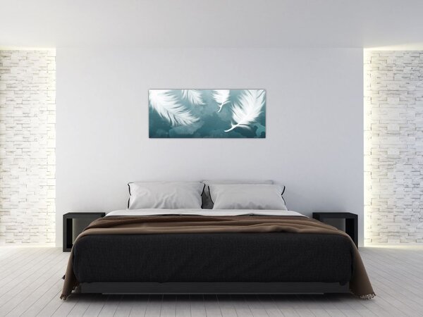 Slika - Bijelo perje (120x50 cm)