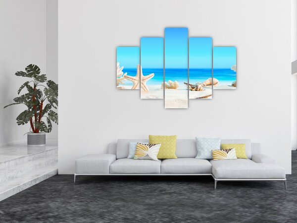 Slika - Mrtva priroda s školjkama (150x105 cm)