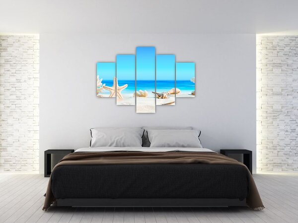 Slika - Mrtva priroda s školjkama (150x105 cm)