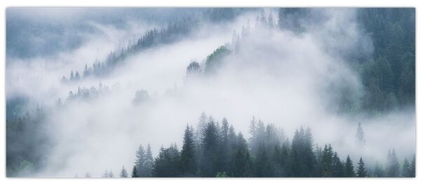 Slika - Drveće u magli (120x50 cm)