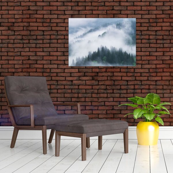 Slika - Drveće u magli (70x50 cm)