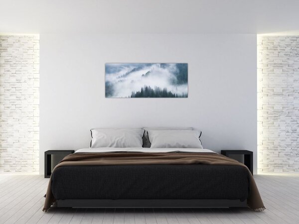 Slika - Drveće u magli (120x50 cm)