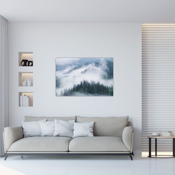 Slika - Drveće u magli (90x60 cm)