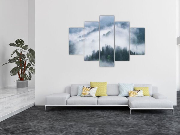 Slika - Drveće u magli (150x105 cm)