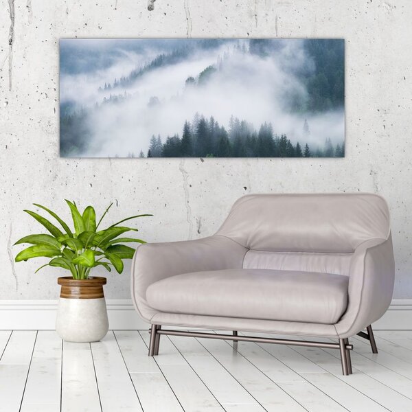 Slika - Drveće u magli (120x50 cm)