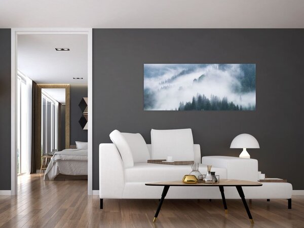 Slika - Drveće u magli (120x50 cm)