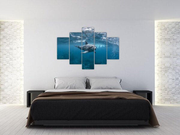 Slika - Dupin ispod površine mora (150x105 cm)