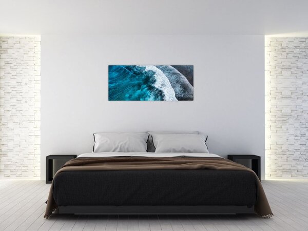 Slika - Valovi na moru (120x50 cm)