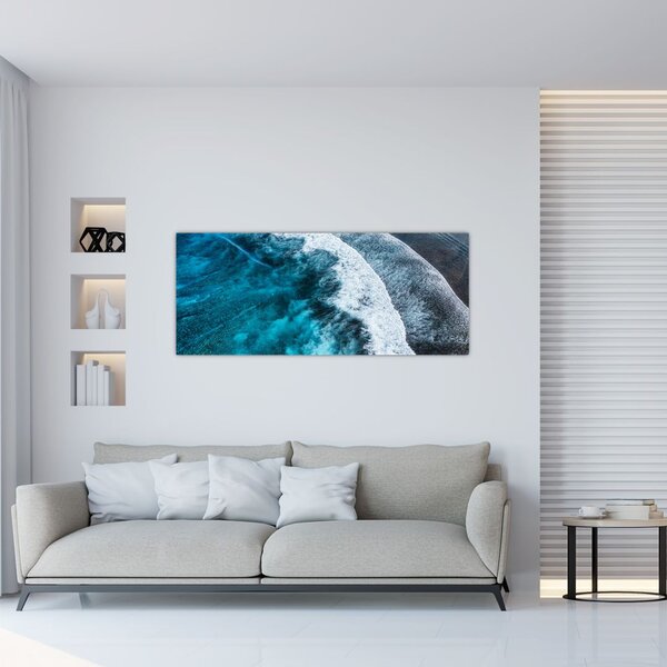 Slika - Valovi na moru (120x50 cm)