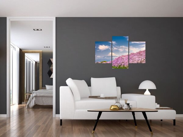 Slika - Japanski proljetni krajolik (90x60 cm)