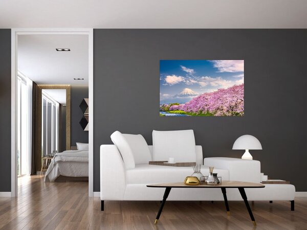 Slika - Japanski proljetni krajolik (90x60 cm)