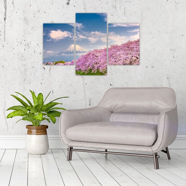 Slika - Japanski proljetni krajolik (90x60 cm)