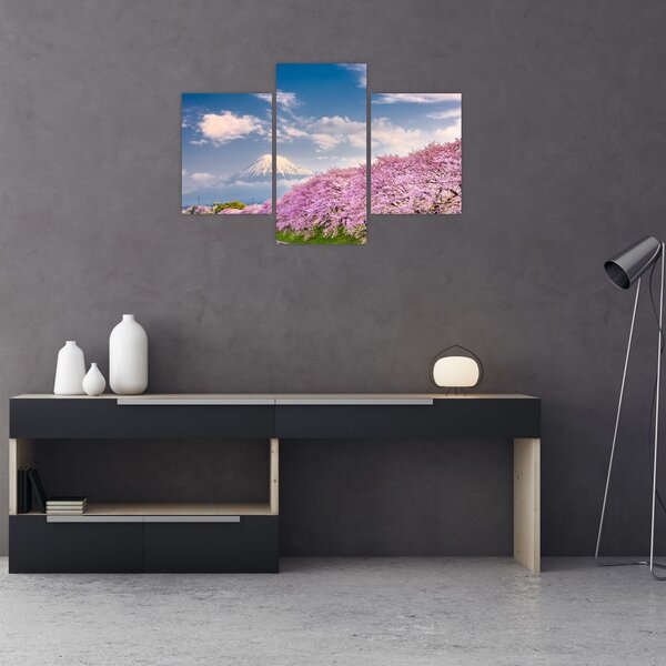 Slika - Japanski proljetni krajolik (90x60 cm)