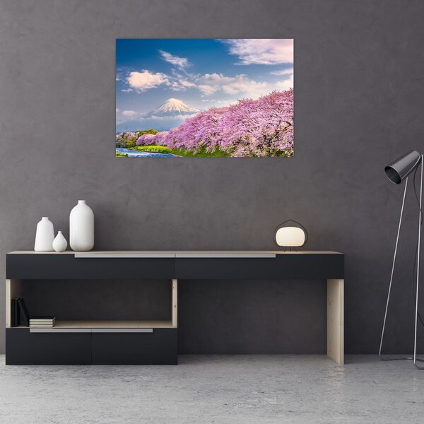 Slika - Japanski proljetni krajolik (90x60 cm)