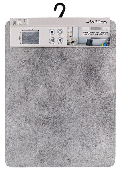 Kupaonski tepih Urban Concrete (D x Š: 60 x 40 cm, Siva)